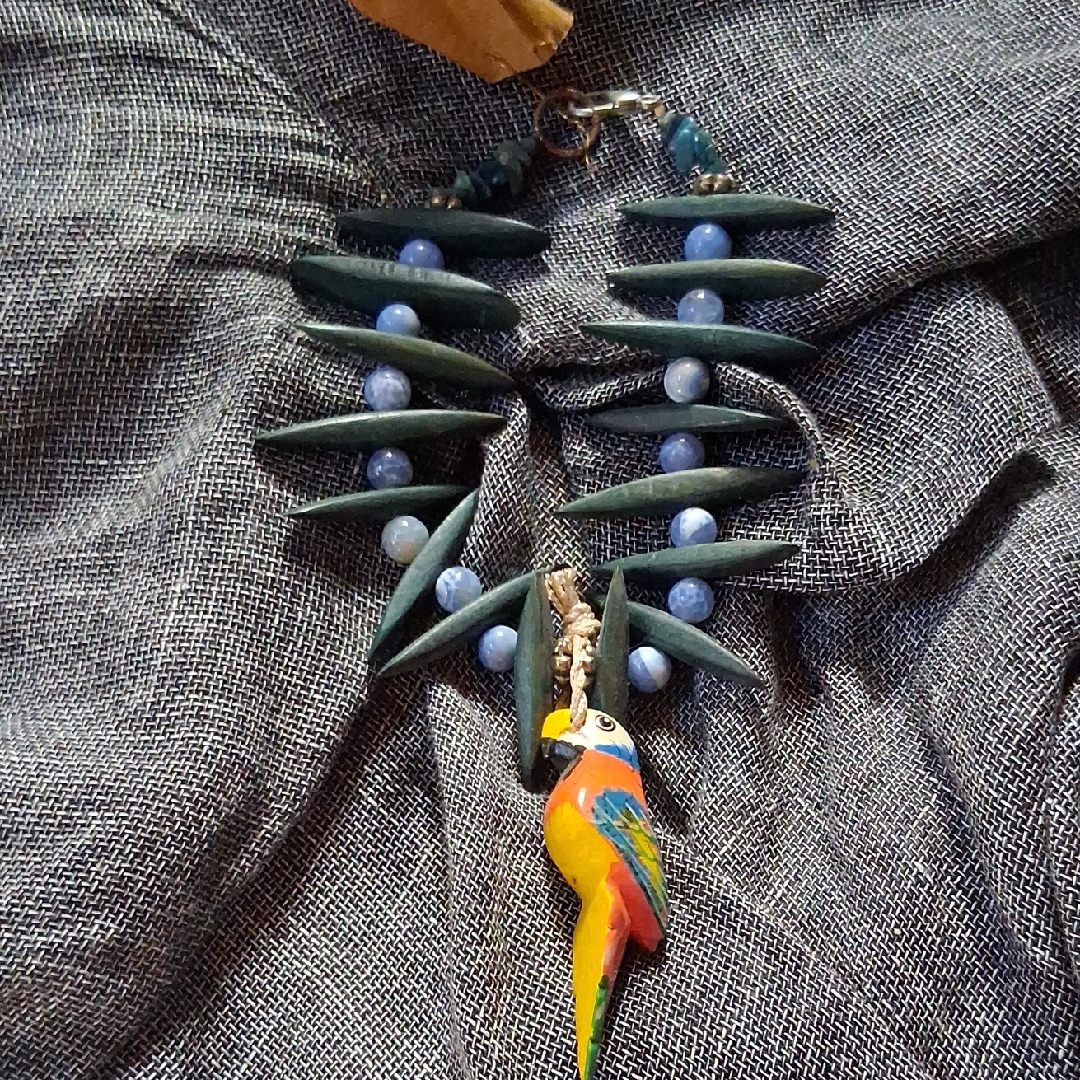 Colorful Parrot Pendant Necklace
